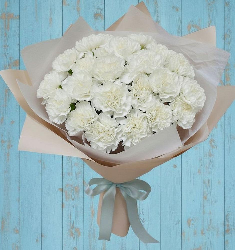 Букет цветов из: Гвоздики в Ильинке Астраханской области