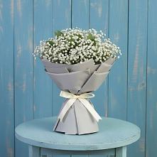 Букет цветов из:  Гипсофила в Ильинке Астраханской области