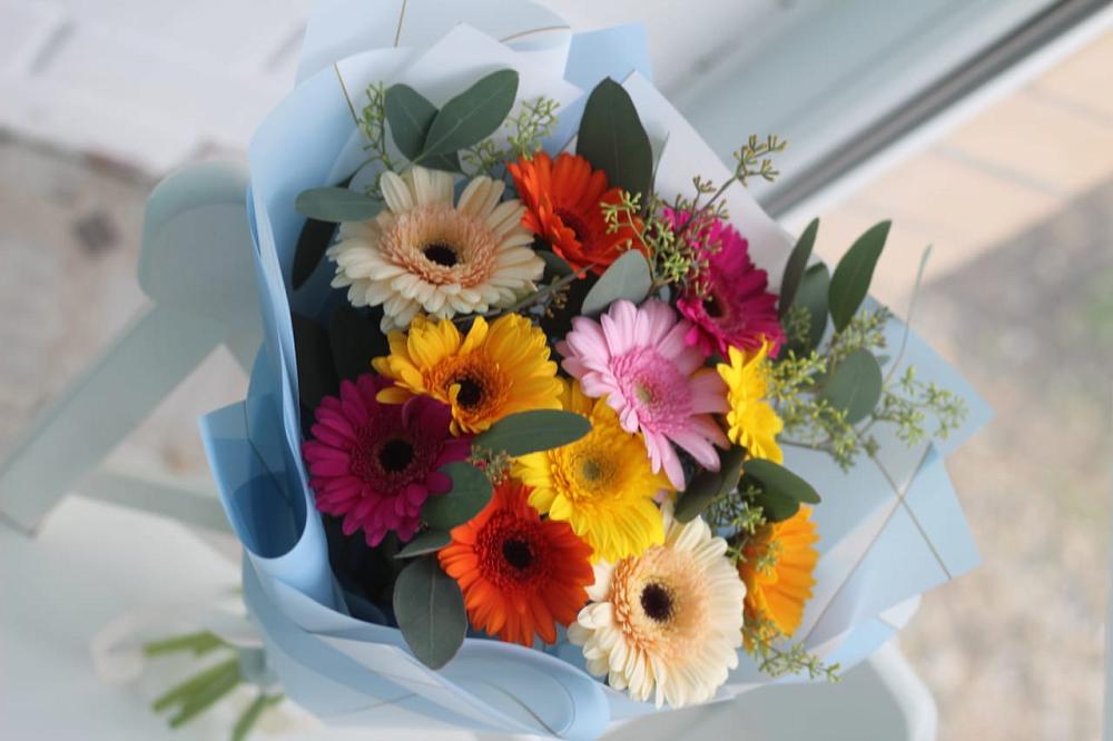 Букет цветов из: Герберы в Ильинке Астраханской области