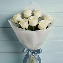 Букет 7 Белых роз Эдлесс Лав #REPLACE_PRED# Ильинке Астраханской области