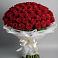 Букет 101 Красная роза Блэк Мэджик в Ильинке Астраханской области