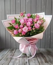 Букет Розовый кустик в Ильинке Астраханской области