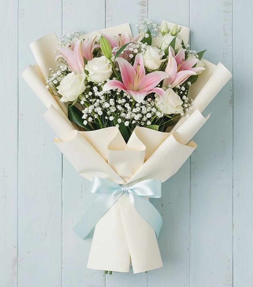 Букет цветов из: Лилии в Ильинке Астраханской области