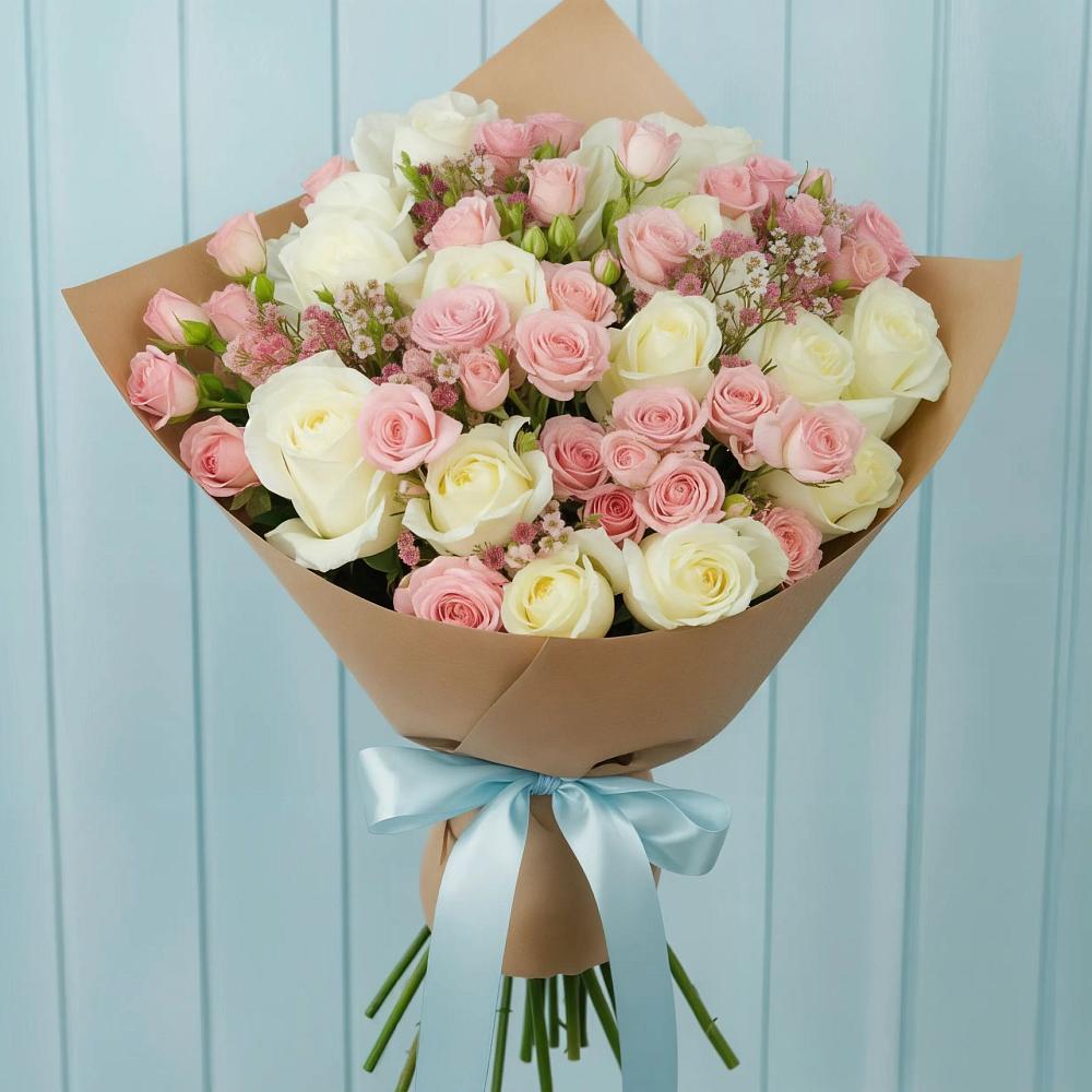 Букет цветов из: Розы в Ильинке Астраханской области