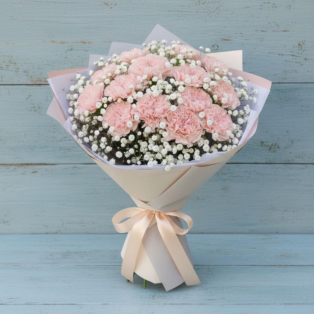 Букет цветов из: Гвоздики в Ильинке Астраханской области