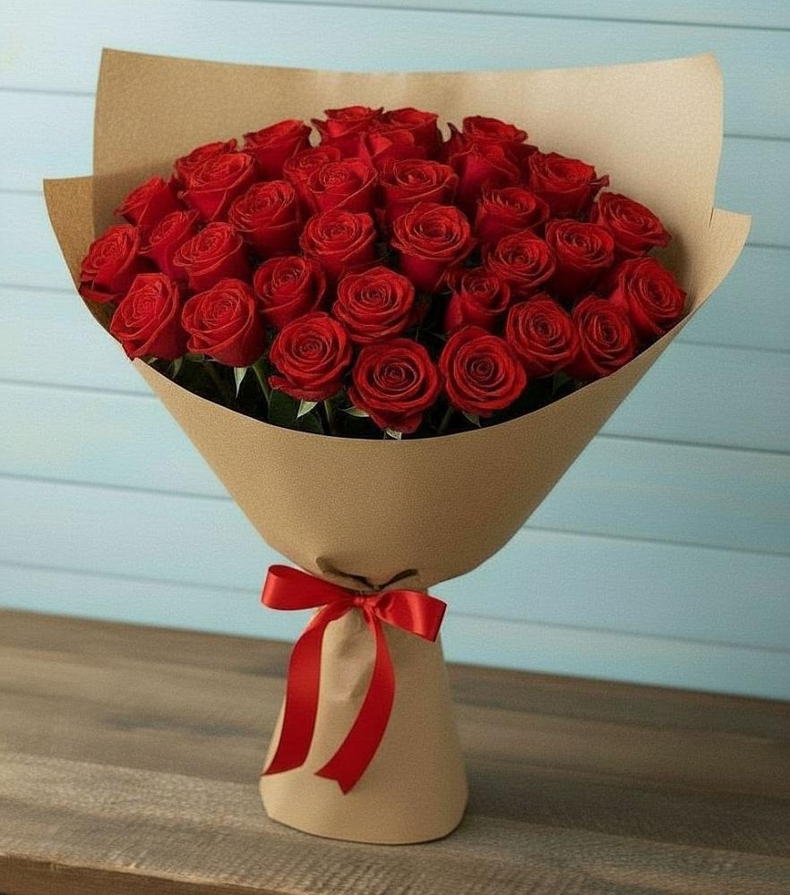 Букет Красные розы Милано в Ильинке Астраханской области