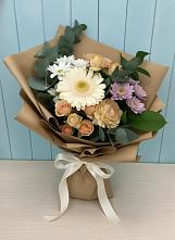 Букет цветов из:  Герберы и Хризантемы в Ильинке Астраханской области
