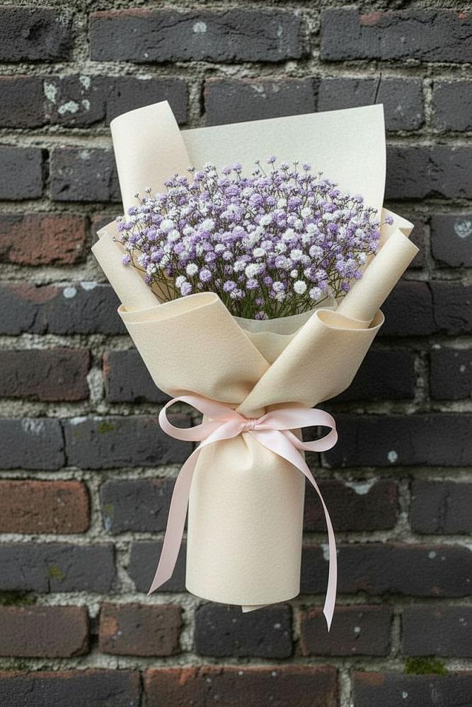 Букет цветов из: Гипсофила в Ильинке Астраханской области