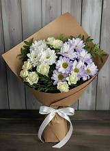 Букет цветов из:  Хризантемы и Розы #REPLACE_PRED# Ильинке Астраханской области