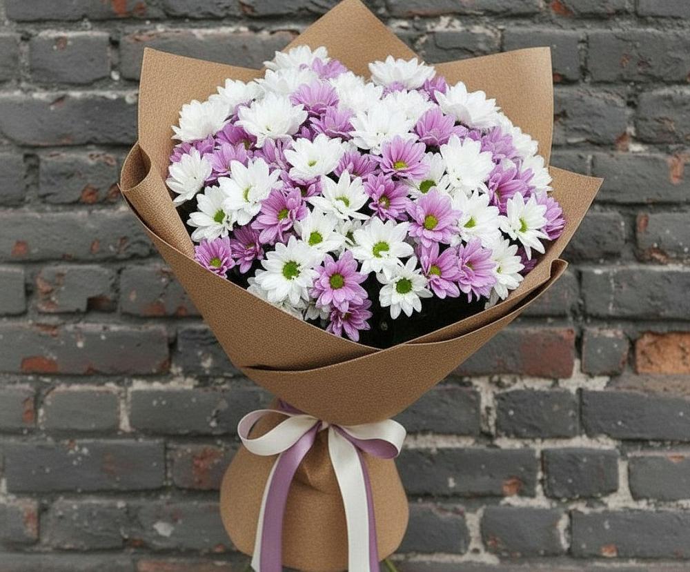Букет цветов из: Хризантемы в Ильинке Астраханской области