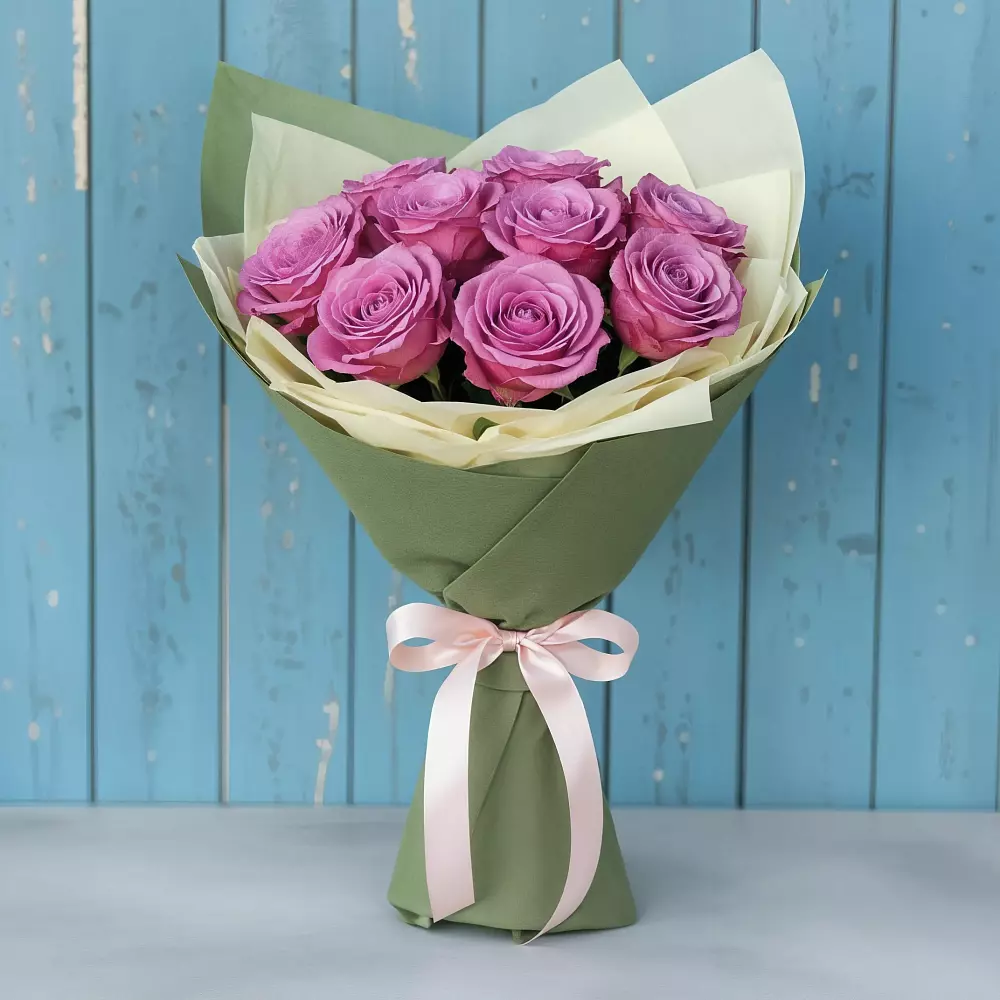 Букет Розы Фёрст Леди в Ильинке Астраханской области