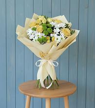 Букет цветов из:  Хризантемы и Розы #REPLACE_PRED# Ильинке Астраханской области