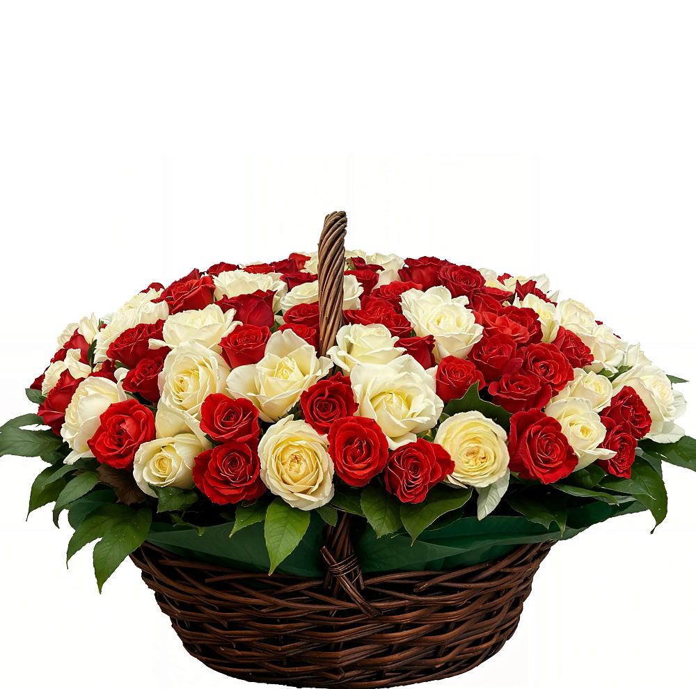 Премиум букет из: Розы в Ильинке Астраханской области