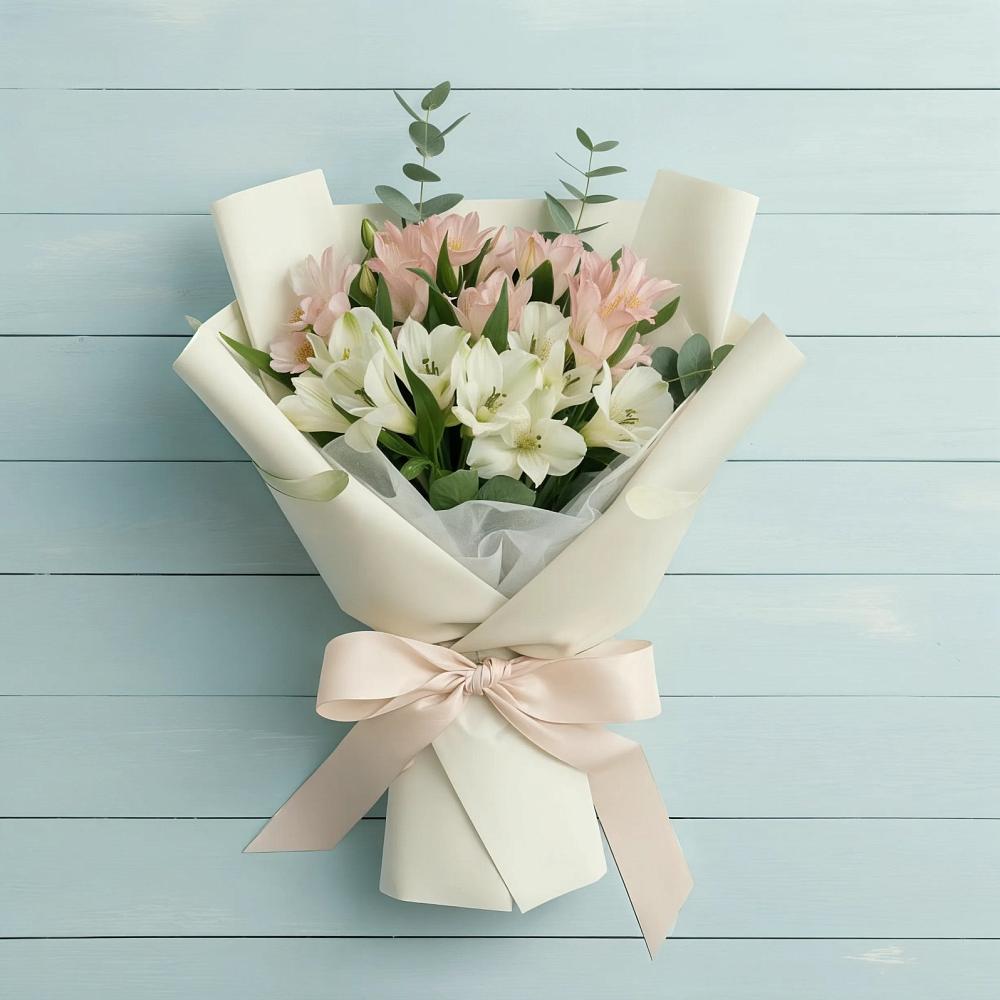 Букет цветов из: Альстромерии в Ильинке Астраханской области