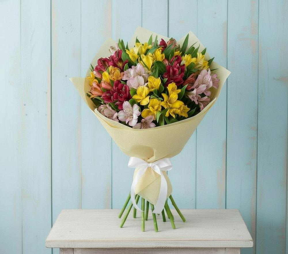 Букет цветов из: Альстромерии в Ильинке Астраханской области