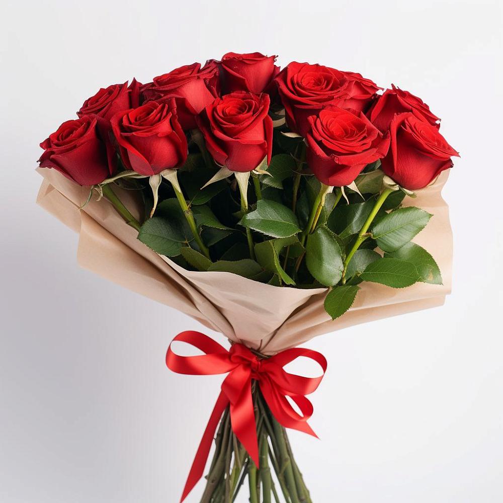 Букет 11 Красных роз Эдлесс Лав в Ильинке Астраханской области