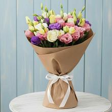 Букет цветов из:  Лизиантусы в Ильинке Астраханской области